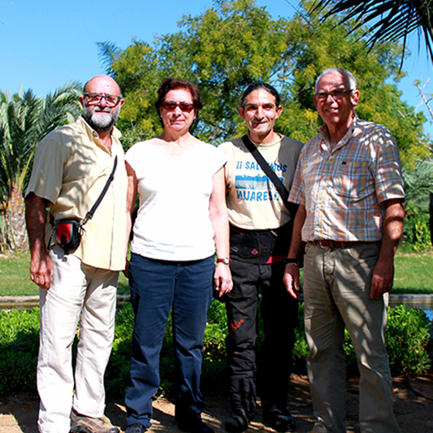 visita Isabel Mateu a botanic cullera 1